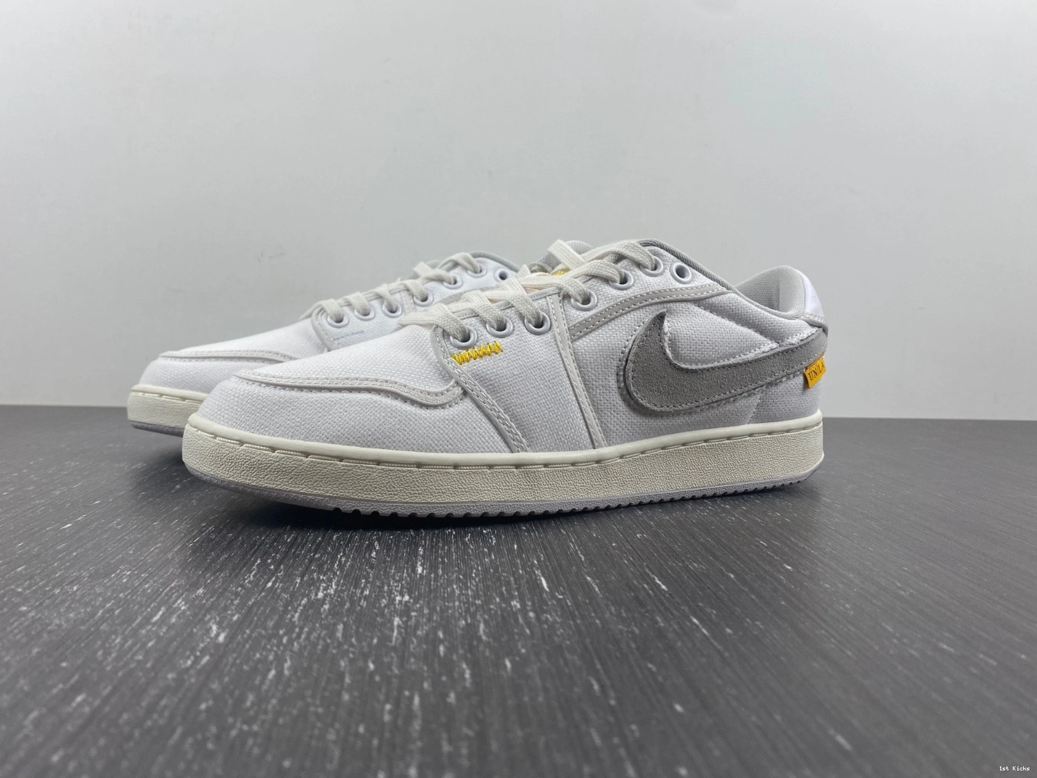 DO8912-101 SP  Low AJKO Jordan 1 Canvas Union White Retro 0213
